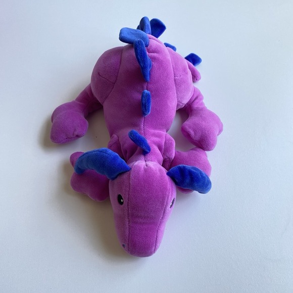 Manhattan Toy Company Hester Dragon Plush Purple Stuffed Animal Soft 15" HTF - Picture 2 of 7